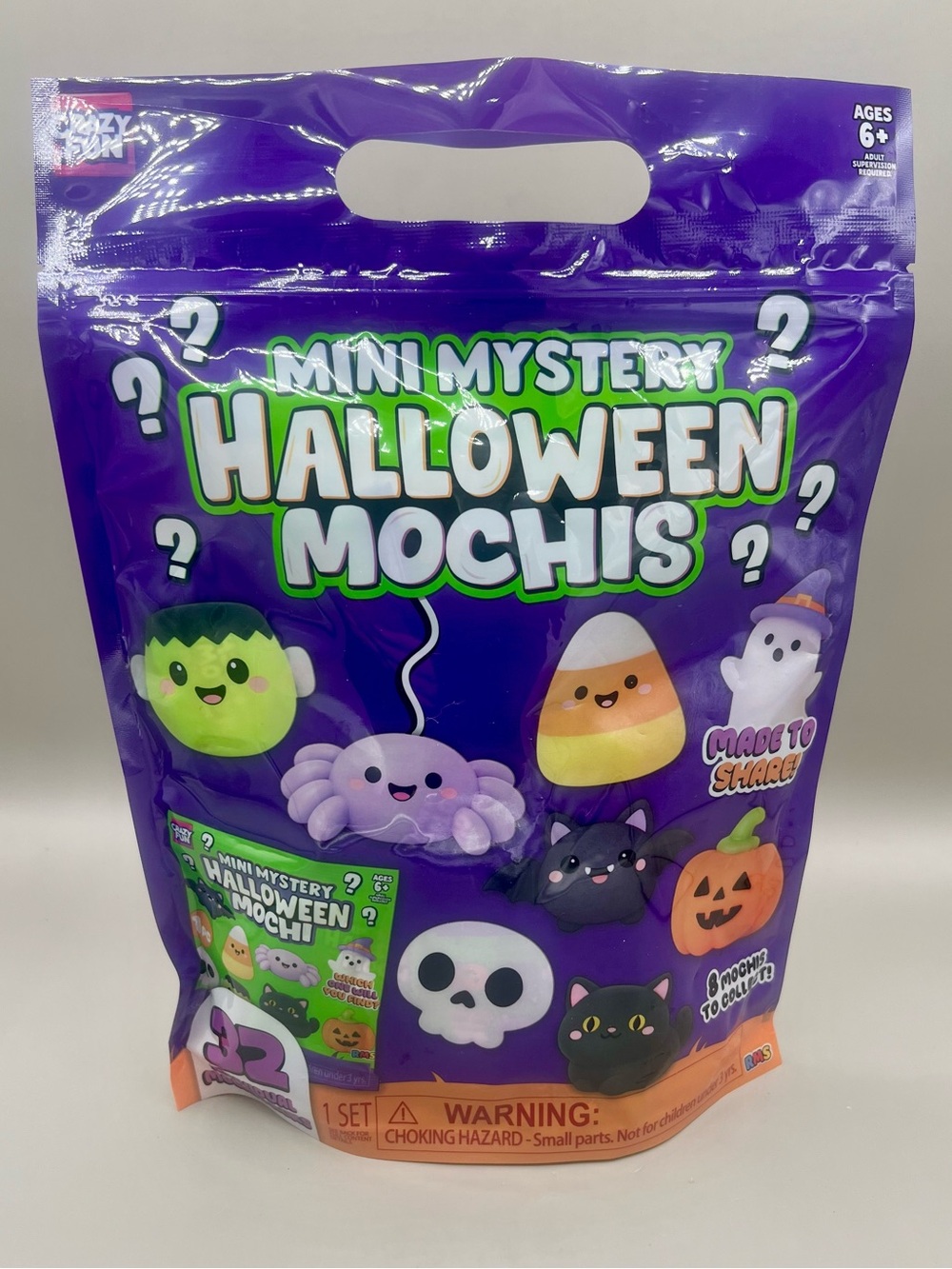 RMS Crazy Fun Mini Mystery HALLOWEEN Mochis Surprise Squishes ~ 32 Pack NEW🎃👻😱